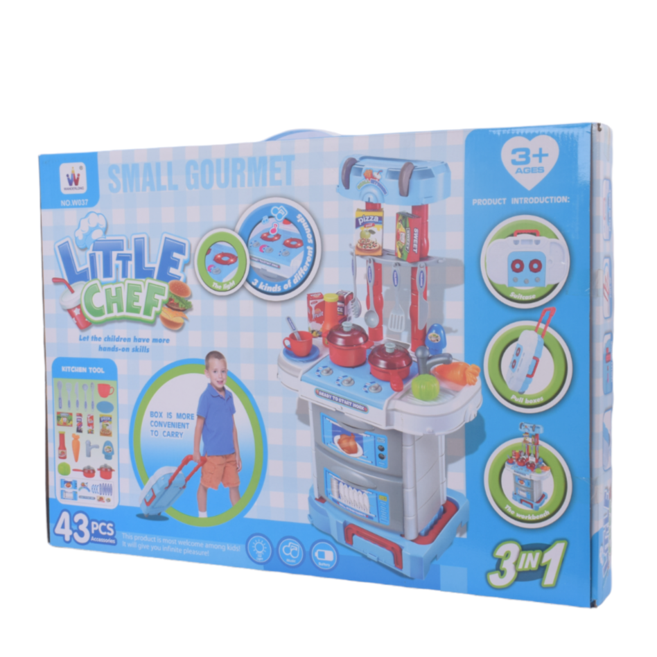 Kids Little Chef Kitchen Game Toy Set