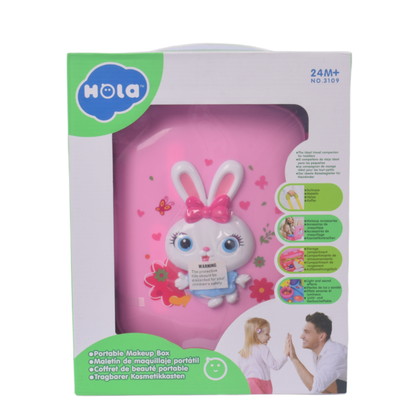 Hola Kids Portable Makeup Game Toy Set