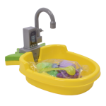 Kids Kitchen Dishwashing Sink Game Toy Set