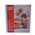 Kids Kitchen Cart Game Toy Set