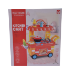 Kids Kitchen Cart Game Toy Set