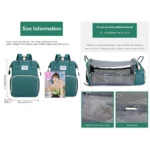 Diaper Bag Backpack And Foldable Baby Crib_3