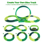 Dinosaur Car Race Track Toy 176 Pcs TR-3087L