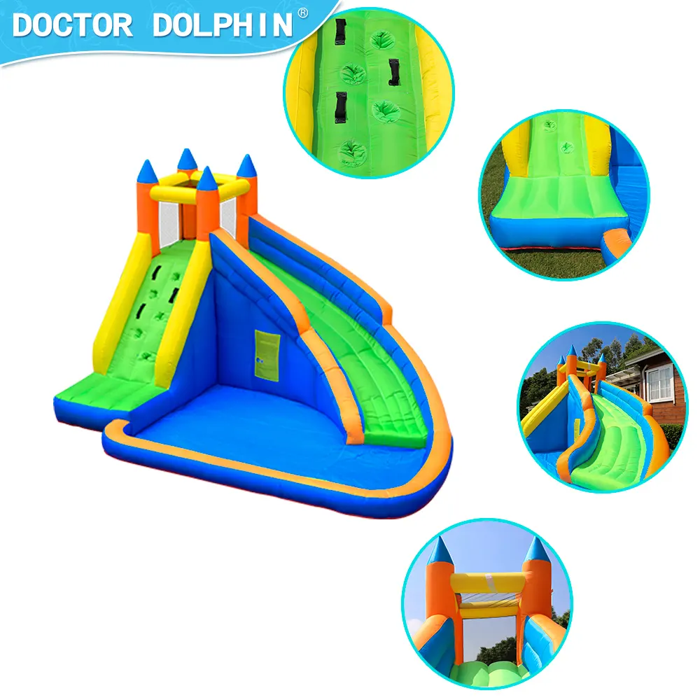 Doctor Dolphin Inflatable Jumping Castle Water Slides & Pool 63009_3