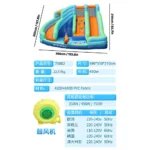 Doctor Dolphin Inflatable Water Slide & Pool – 73002