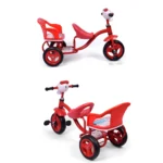 Duck face Kids Twin Seater Tricycle – Red T-230F