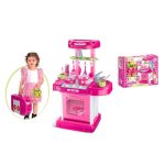 Kids Portable Kitchen Game Toy Set