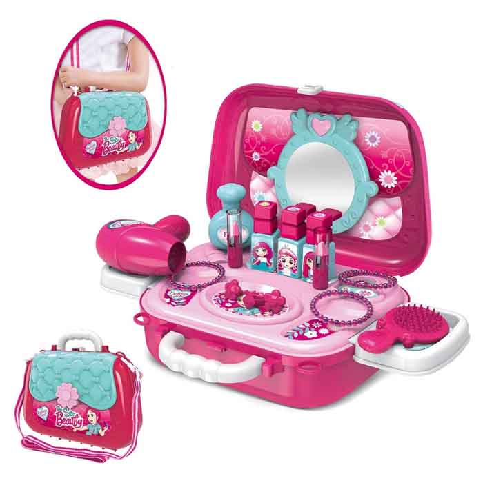 Girl Beauty Makeup & Dresser Game Set