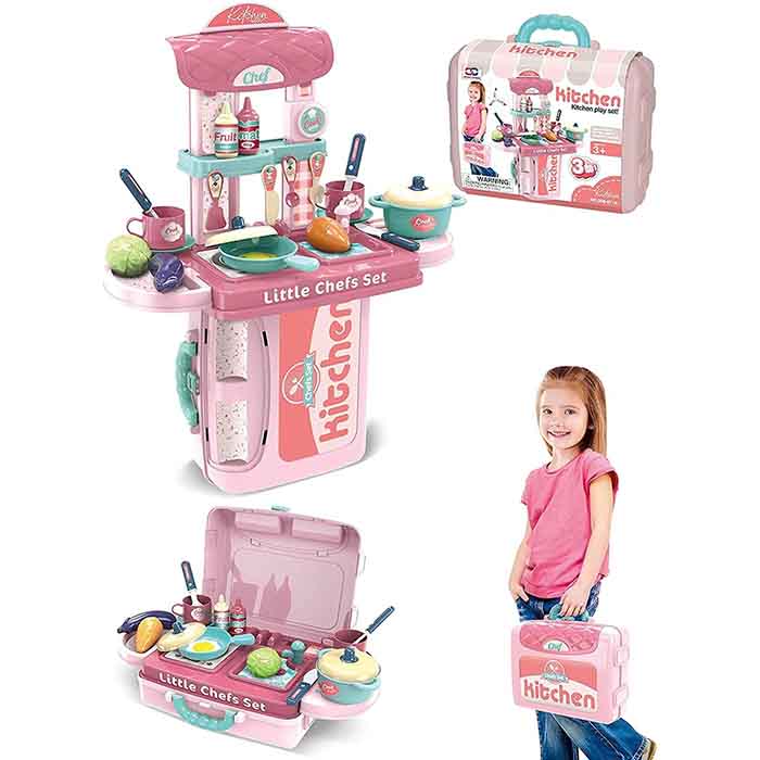 3 In 1 Kids Kitchen Game Toy Set