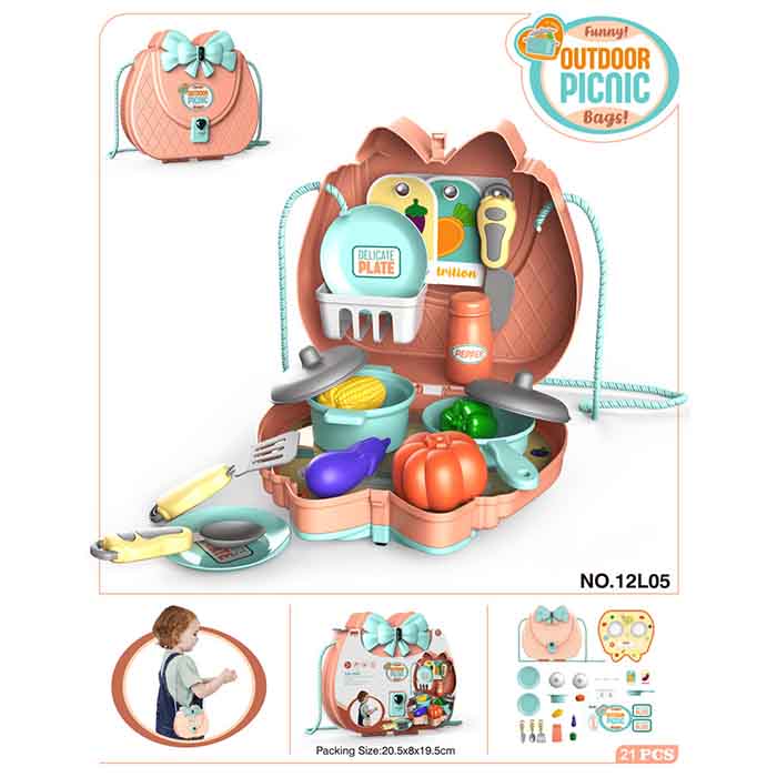 Kids Outdoor Picnic Toy Game Set