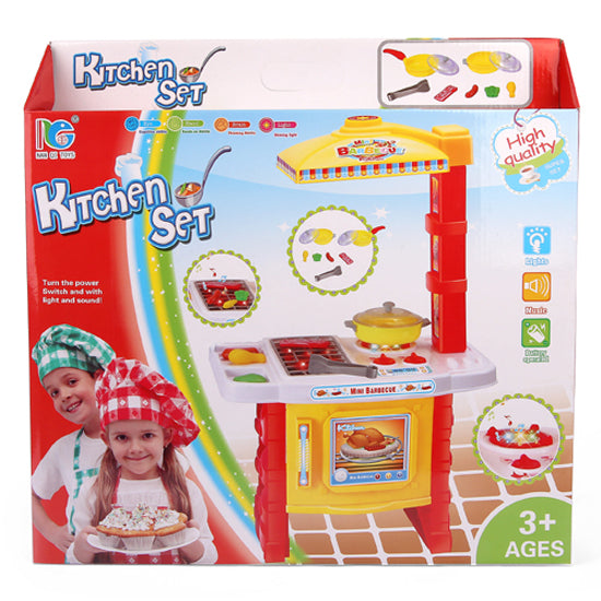 Kids Kitchen Game Toy Set With Light and Sound