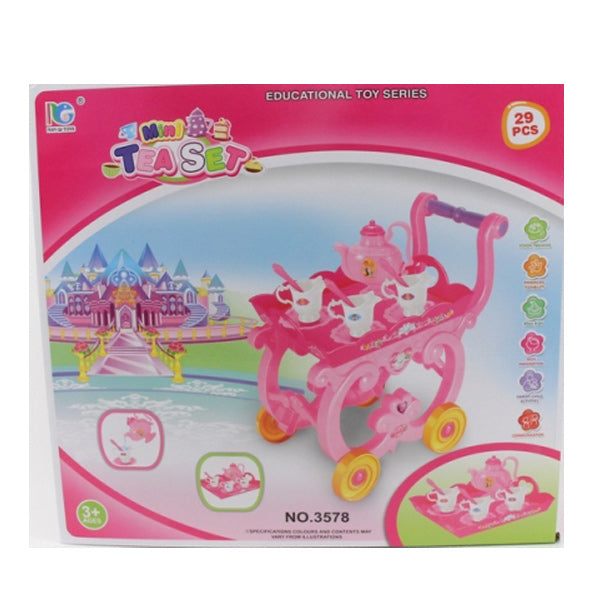 Kids Tea Set Game Toy Set - 29 Pcs