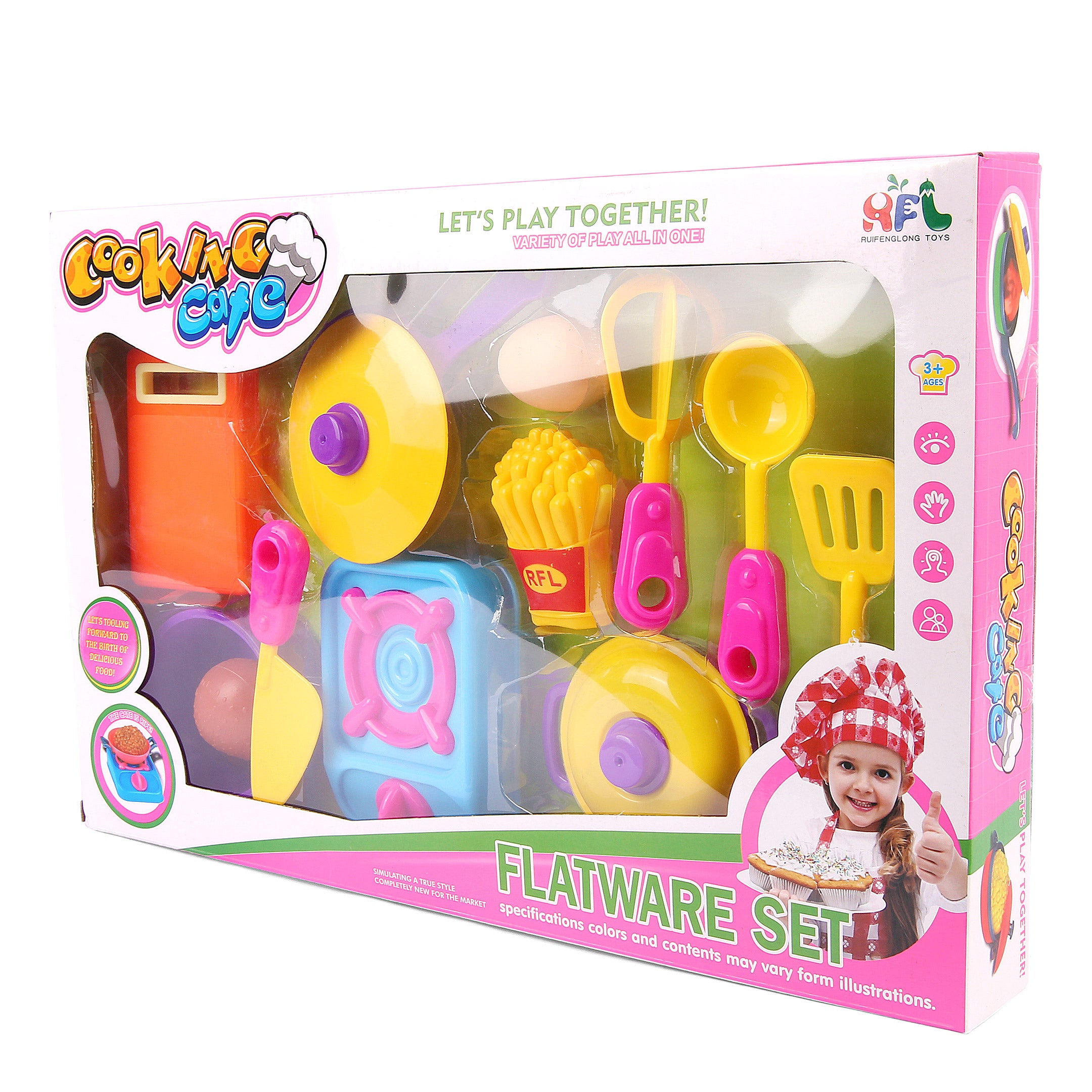 Kids Cooking Cafe Game Toy Set
