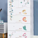 Kids Wardrobe Storage Cabinet - 5 Layers