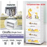 Kids Wardrobe Storage Cabinet