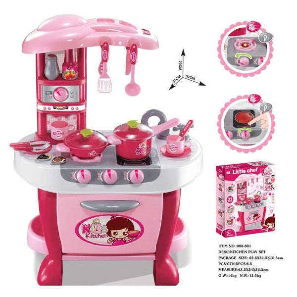 Kids Little Chef Kitchen Game Toy Set
