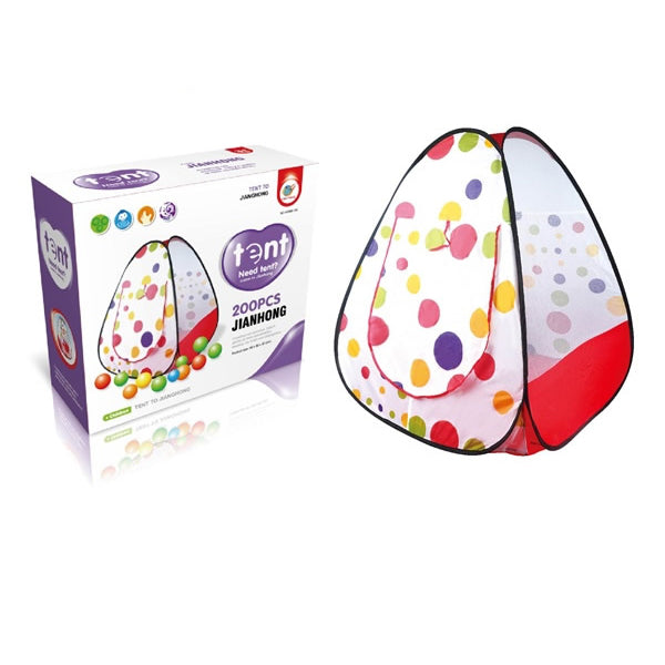 Play Tent House For Kids - Polka Dots
