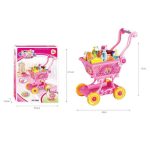 Kids Grocery Shopping Cart Game Toy Set
