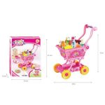 Kids Grocery Shopping Cart Game Toy Set