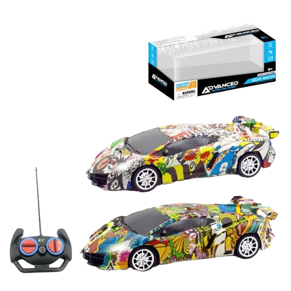 Kids Sport Racing R/C Car - Grafiti Edition