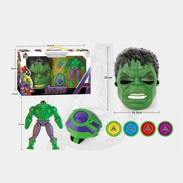 Hulk Avengers Action Figure Set For Kids