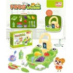Kids Kitchen Sink and Kitchen Accessories Toy Set