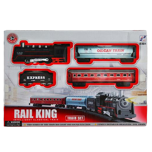 Toy Rail King Intelligent Classic Train Set