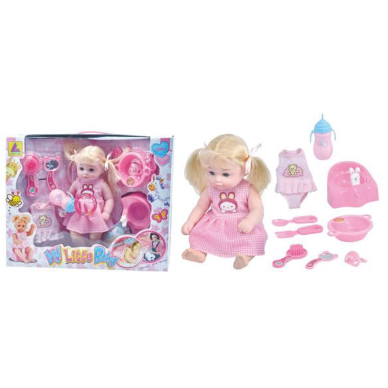 Doll with Baby Accessories