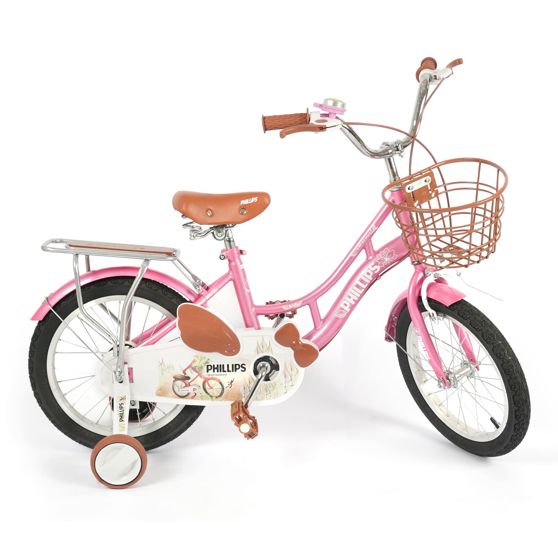 Kids Bicycle 4 Wheels  20" - Phillips - Girls