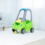 Easy Turn Coupe Car Ride On Manual Push Car - Green