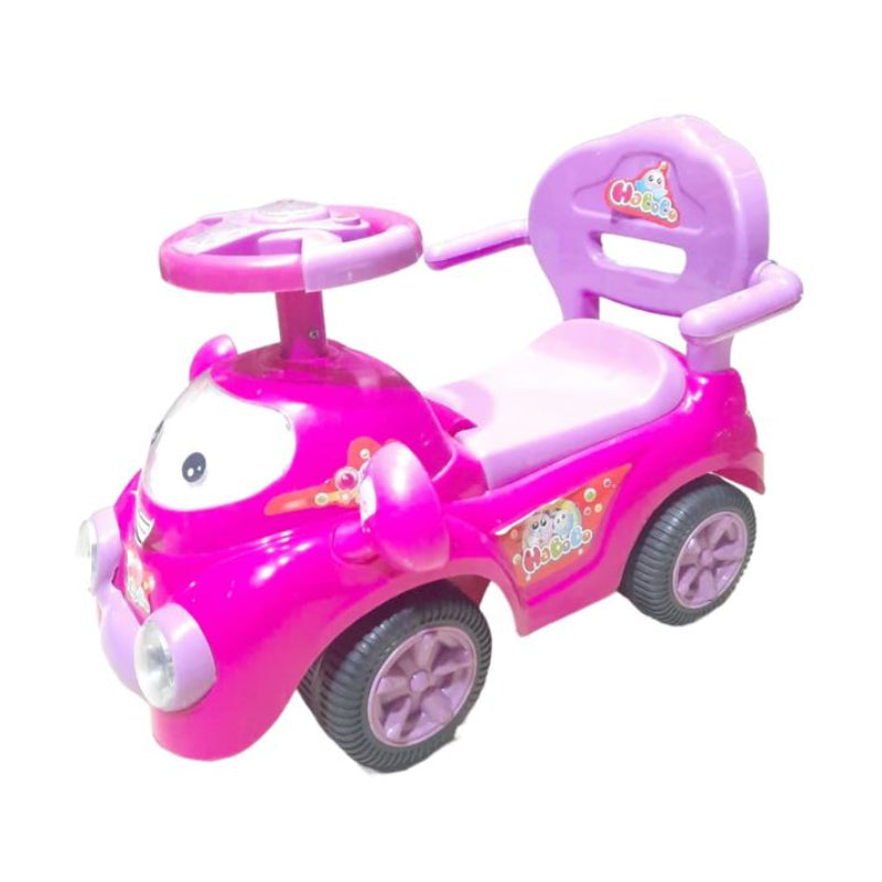 Kids Ride On Manual Push Car - Pink
