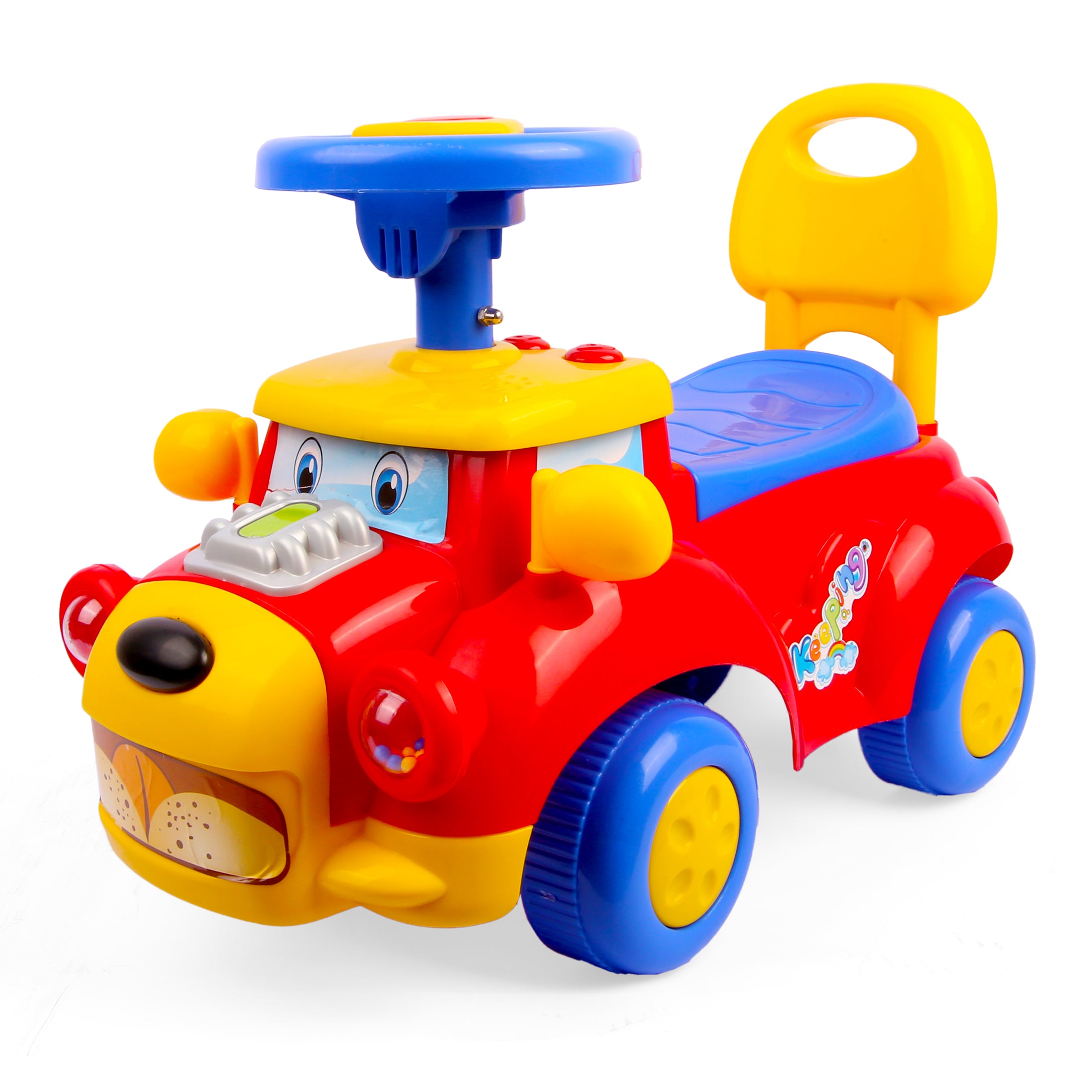 Cute Colorful Ride On Manual Push Car