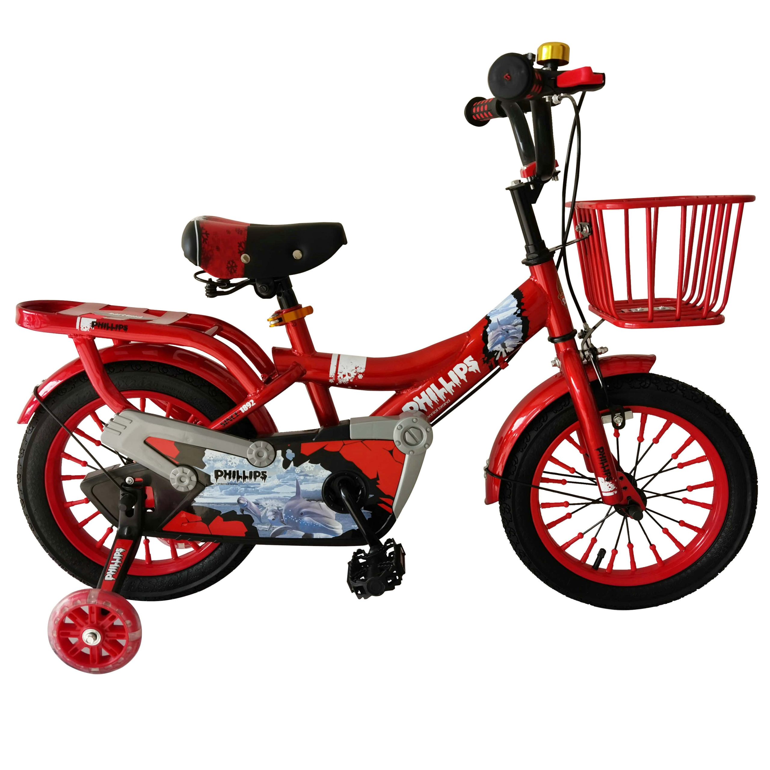 Kids Bicycle 16" 4 Wheels - Philips