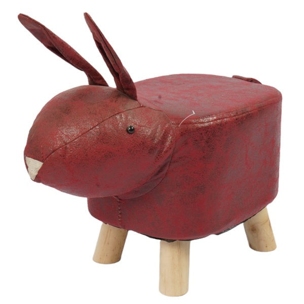 Creative Animal Soft Rabbit Wooden Stool