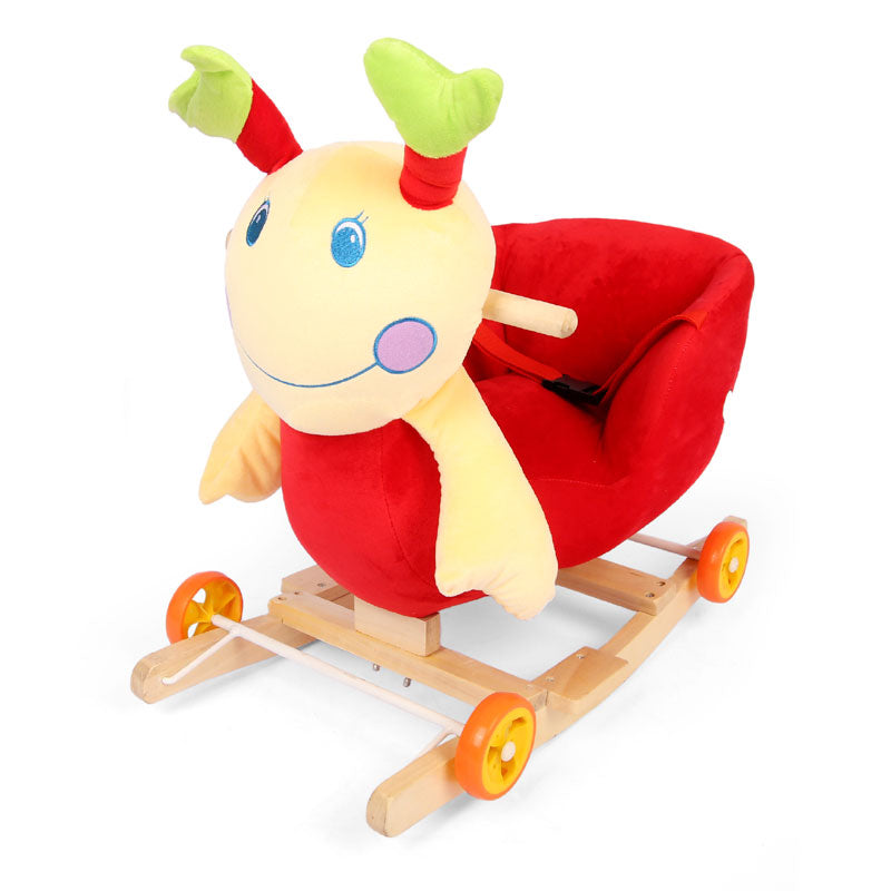 2 In 1 Ride on Rocker Toy with Wheels