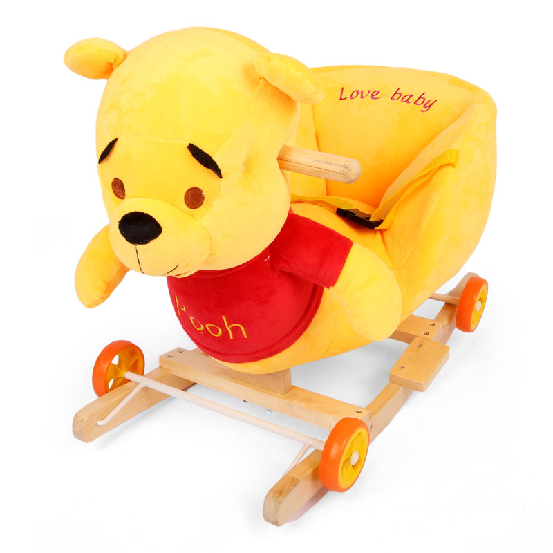 2 In 1 Ride on Rocker Toy with Wheels