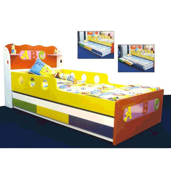 Kids Bed With Drawer Storage - ABC