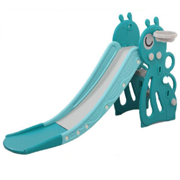 2 In 1 Kids Slide With Basket Ball