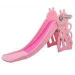 2 In 1 Kids Slide With Basket Ball