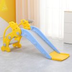 2 In 1 Kids Slide With Basket Ball