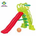 2 In 1 Kids Slide With Basket Ball