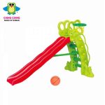 2 In 1 Kids Slide With Basket Ball - caterpillar Shape