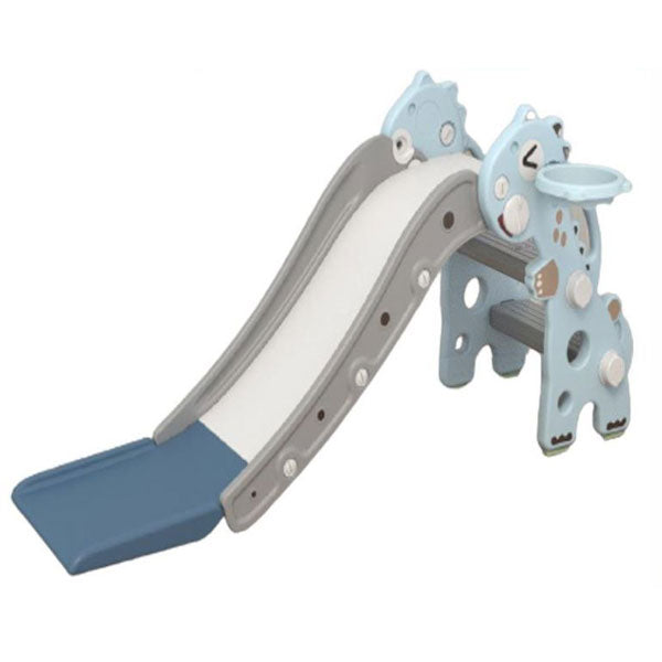 2 In 1 Kids Slide With Basket Ball