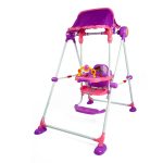 Kids Swing With Canopy and Toy Bar