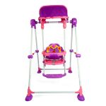 Kids Swing With Canopy and Toy Bar