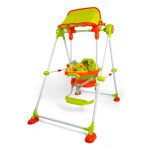 Kids Swing With Canopy and Toy Bar