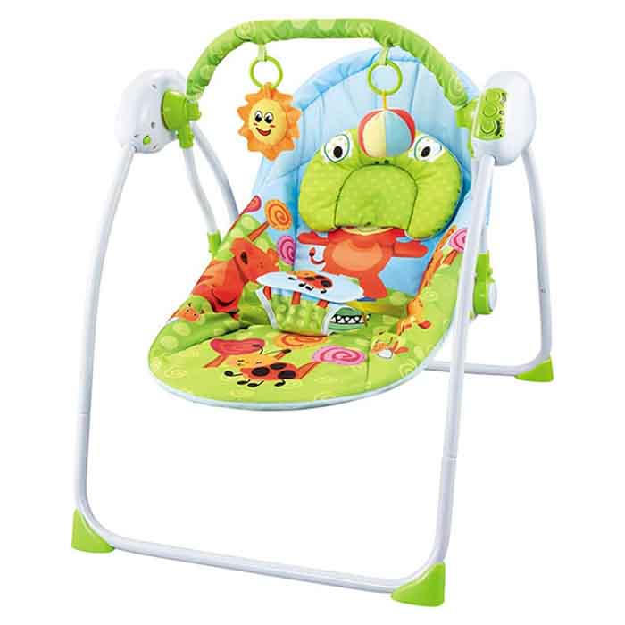 Remote Control Multifunctional Swing Rocking Chair - Green