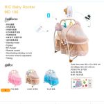 Baby Electric Swing Rocker Cradle Bed