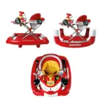 Junior Car Shape Baby Walker – Red W-1085
