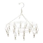 Steel Cloth Hanger 20 Clips
